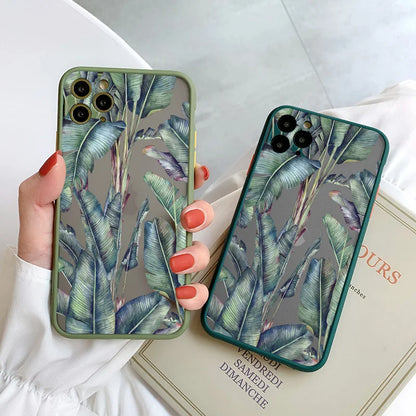 Palm Tree Leaves iPhone Case - Shockproof Cover